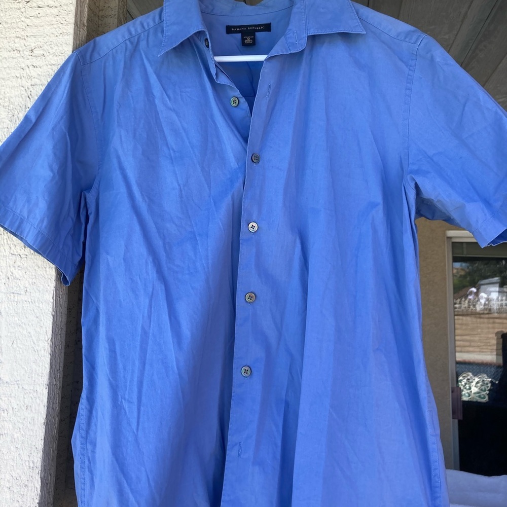 Men’s Banana Republic Short Sleeve Button Up